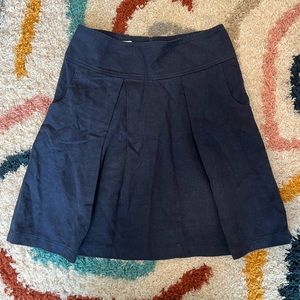 Pillar twill skirt with pockets